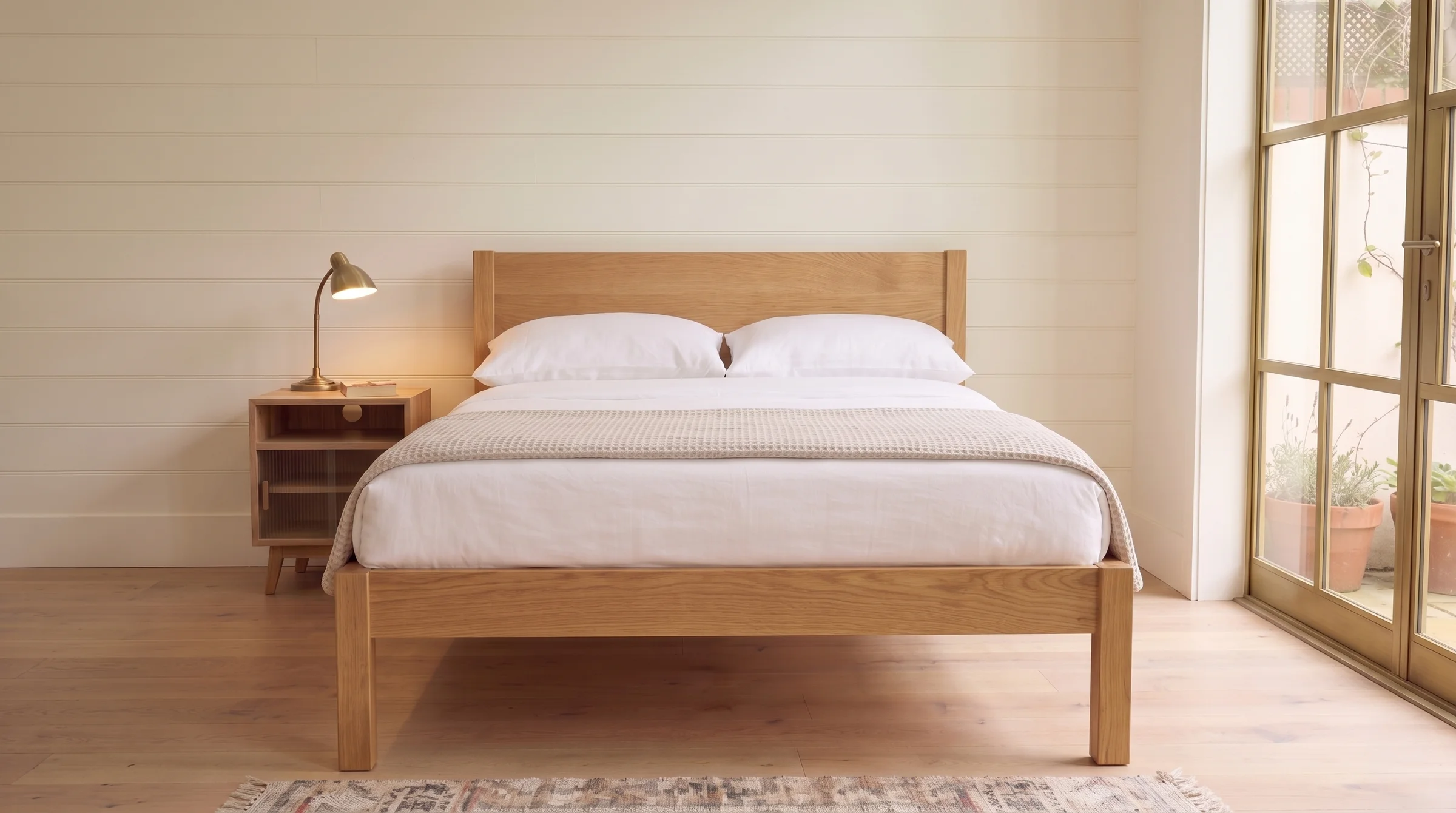 The Harbottle bed, front view
