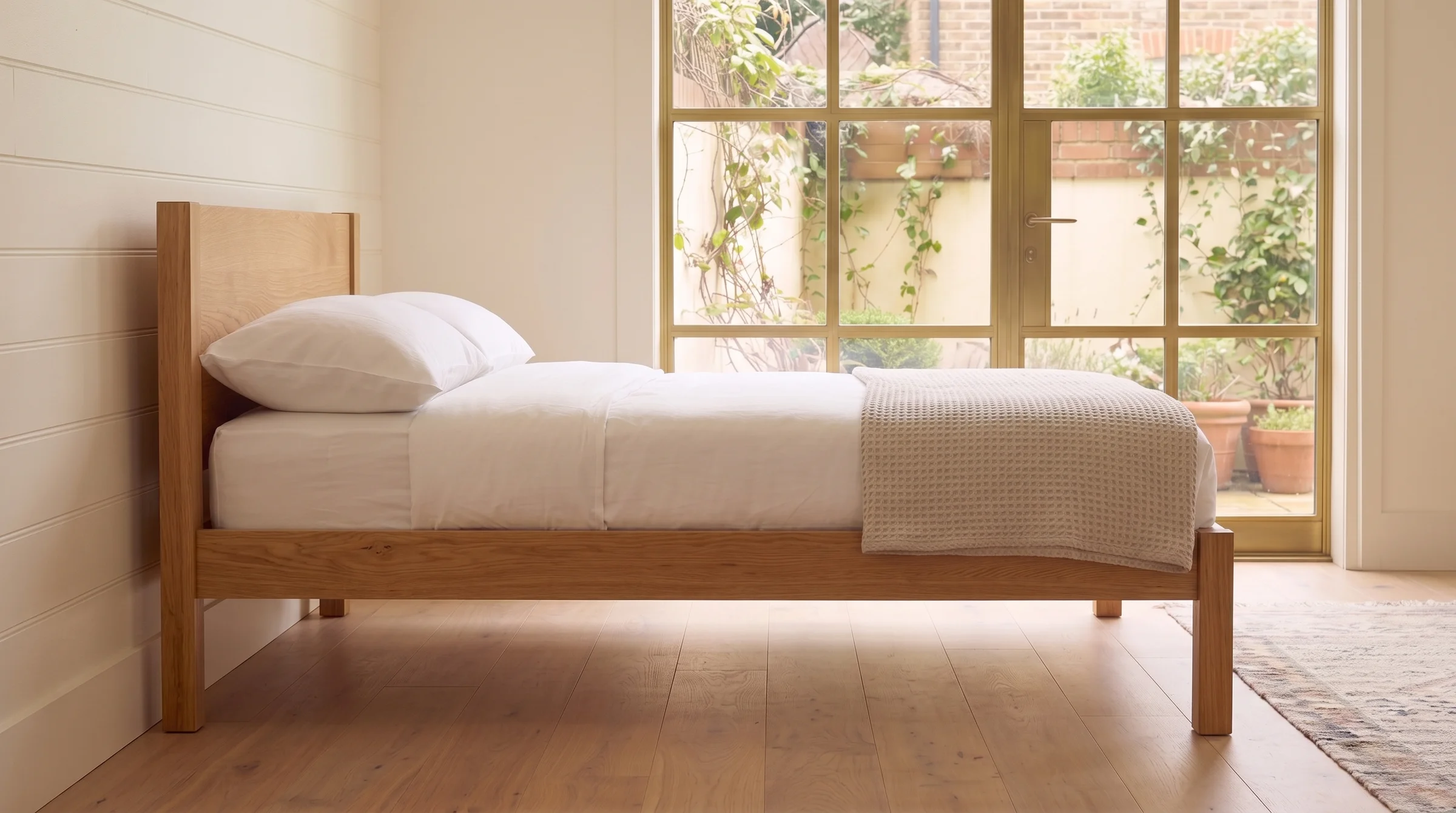 The Harbottle bed, side view
